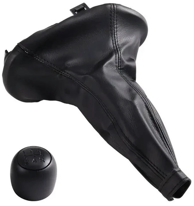 Main image of For Fiat 600 Seicento 1998-2010 Manual Transmission Shifter Cover Replacement Gear Shift Knob Boot 735249804 Kit
