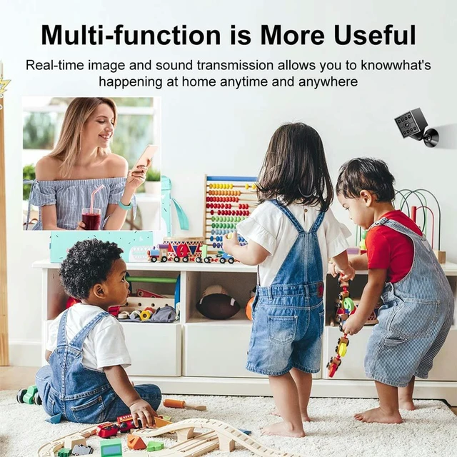 Main image of Monitor 1080P HD Indoor Monitoring Camera with Night Vision & Motion Detection App Remote View for Home Baby Pets