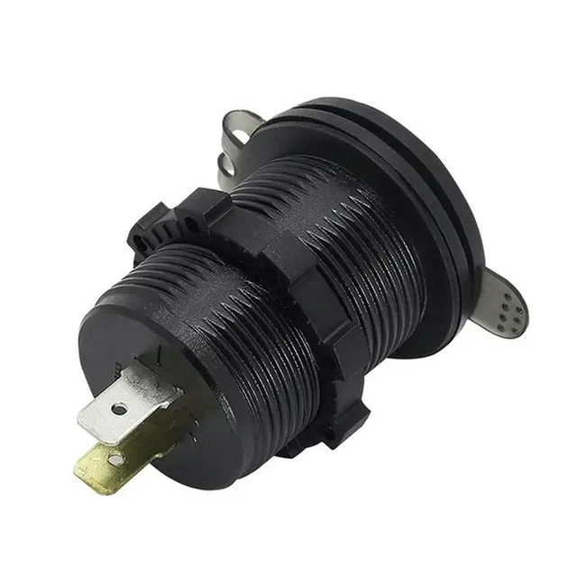 Alt view image 3 of 3 - 2X 18W Quick Charge 3.0 USB Car 48W Type-C PD Fast Charge Socket Outlet Adapter For Car, Boat, RV, Motorcycle