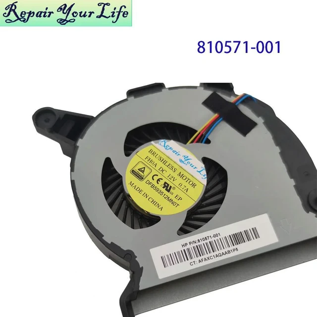 Alt view image 3 of 3 - Desktop Cooling CPU Fan For EliteDesk 800 G2 ProDesk 600 400 MP9 G2 Mini Desktop 810572 810571-001 DFB593512MN0T Laptop Parts