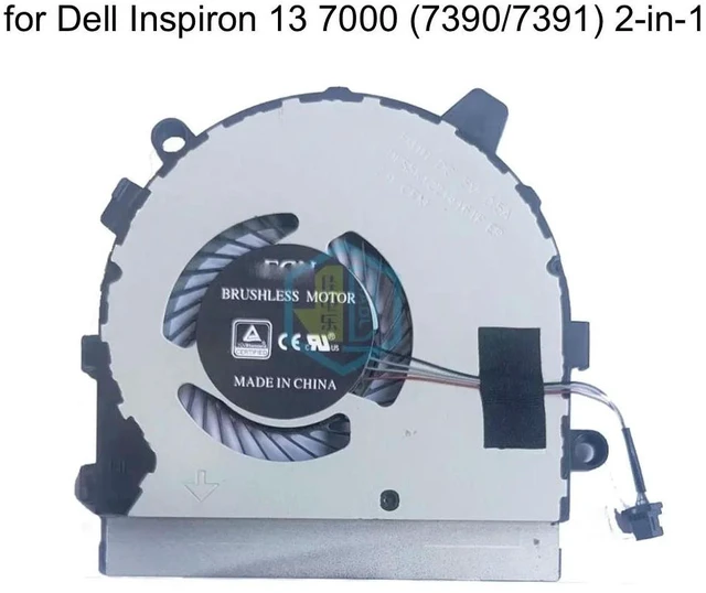 Alt view image 2 of 3 - Laptop CPU Cooling Fan For Inspiron 13 7000 7390 7391 2-in-1 P113G001 023.100GI.0011 PC Cooler 01XVDH 0HYPYN HYPYN 1XVDH