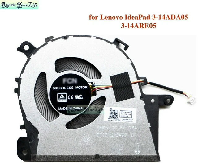 Alt view image 2 of 3 - Laptop CPU Cooling Fans Cooler For 3-14ADA05 3-14ARE05 Notebook PC FAN Radiator DC28000F4V0 DC28000DXF0 Genuine
