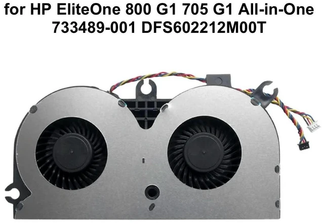 Main image of AIO CPU Cooling Fan for EliteOne 800 G1 705 G1 All-in-One 733489-001 DFS602212M00T Computer PC Cooler MF80201V1-C010-S9A