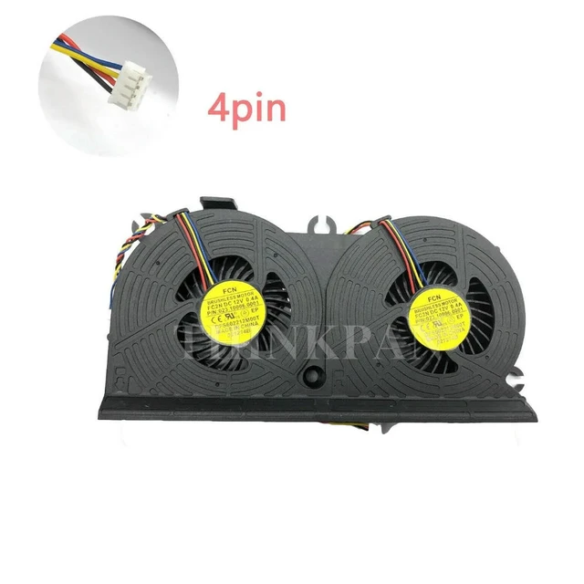 Alt view image 2 of 3 - AIO CPU Cooling Fan for EliteOne 800 G1 705 G1 All-in-One 733489-001 DFS602212M00T Computer PC Cooler MF80201V1-C010-S9A