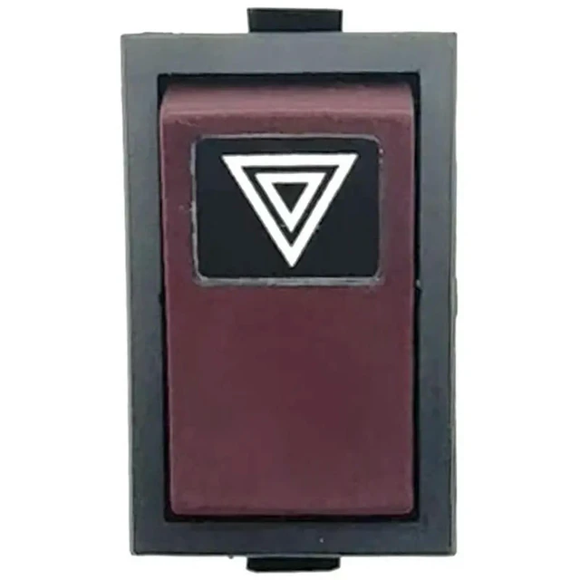 Alt view image 2 of 3 - Emergency Flasher Switch 1578700 For Volvo F FL N NL 10/12/16 Truck- Hazard Warning Light Switch
