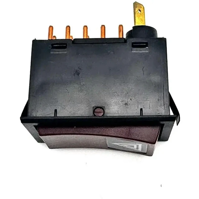 Alt view image 3 of 3 - Emergency Flasher Switch 1578700 For Volvo F FL N NL 10/12/16 Truck- Hazard Warning Light Switch