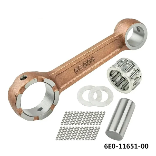 Alt view image 3 of 3 - For Outboard Motor 6E0-11651-00 Crankshaft Connecting Rod Replacement Kit
