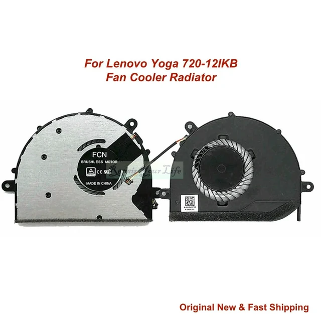 Alt view image 3 of 3 - Laptop Cooling Fan for Yoga 720-12IKB PC Fans 5F10Q12179 81B5 CPU Cooler Radiator BL0110400776 BL0110400788 DFS440605PV0T