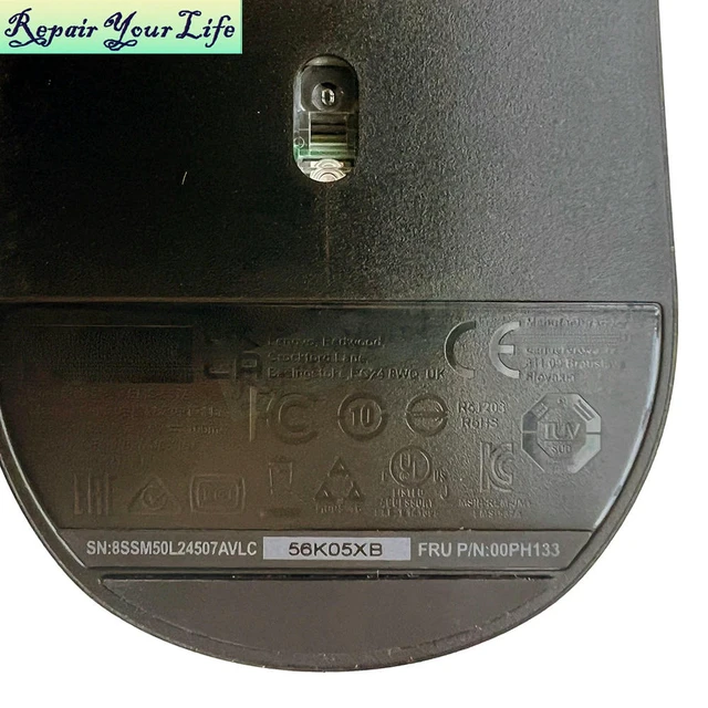 Alt view image 3 of 3 - 00PH133 USB Optical Mouse For V530-24ICB V530-22ICB V530-15ICB 15ICR V530s-07ICB V330-20ICB Desktop Computer Wheel Mouses