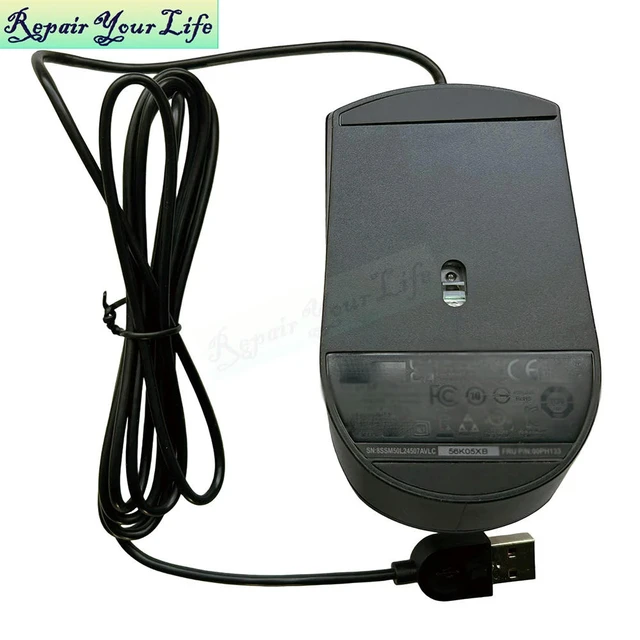 Alt view image 2 of 3 - 00PH133 USB Optical Mouse For V530-24ICB V530-22ICB V530-15ICB 15ICR V530s-07ICB V330-20ICB Desktop Computer Wheel Mouses