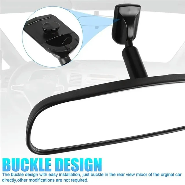 Alt view image 3 of 3 - For Honda Accord Civic 2/4Dr Hybrid CR-Z Insight 2003-2016 76400-SDA-A03 Car Interior Rearview Mirror Baby Mirror