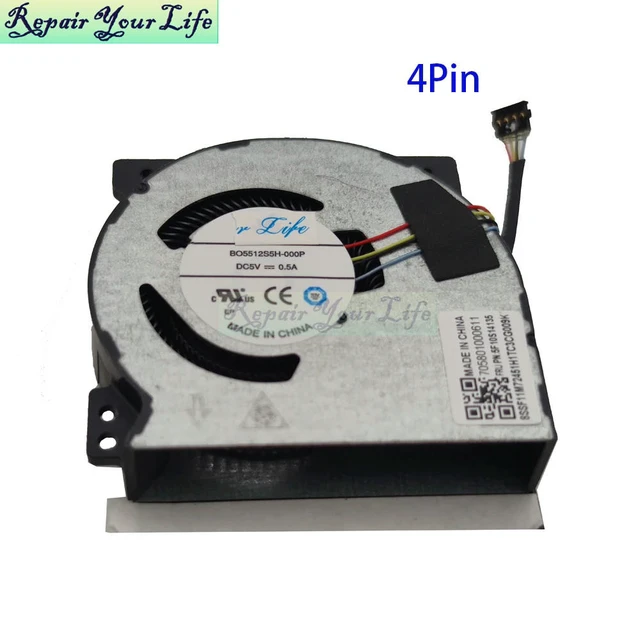 Alt view image 2 of 3 - CPU Cooling Fan For Legion Go 8APU1 Type 83E1 Handheld Console Cooler Radiator Fans 5F10S14134 5F10S14135 BO5512S5H-000P