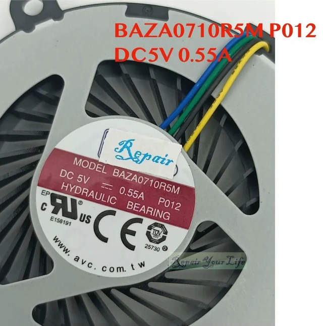 Alt view image 3 of 3 - 01MN928 AIO CPU Cooling Fan for 520c-24igm 520c-24iwl 520c-24iil 520c-24 All-in-One Computer PC Cooler Fans BAZA0710R5M
