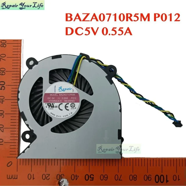 Alt view image 2 of 3 - 01MN928 AIO CPU Cooling Fan for 520c-24igm 520c-24iwl 520c-24iil 520c-24 All-in-One Computer PC Cooler Fans BAZA0710R5M