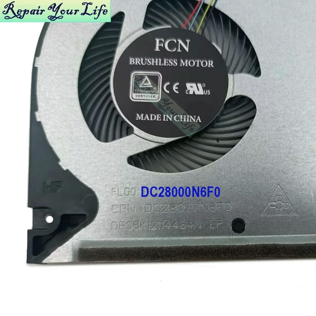 Alt view image 3 of 3 - Notebook Cooling Radiator Fan For 250 G8 G9 255 G9 G8 256 G8 TPN-C139 TPN-C151 L52034-001 DC28000N6F0 CPU Cooler Fans