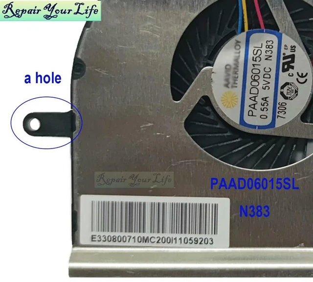 Main image of Laptop CPU Cooling Fan For GE63 8RE 8RF GP63 8RE 8RD GL63 9RDS 8RD 8RC MS-16P1 16P5 PAAD06015SL N383 Notebook PC Cooler Fans