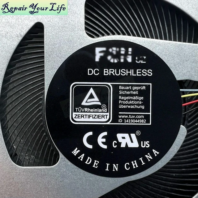 Alt view image 3 of 3 - CPU Fan Cooler For V15 G4 ABP IRU IAH G3 IAP ABA 3 15IAU7 15ABA7 5F10S14010 DFS5K22B15673N Laptop Cooling Fans
