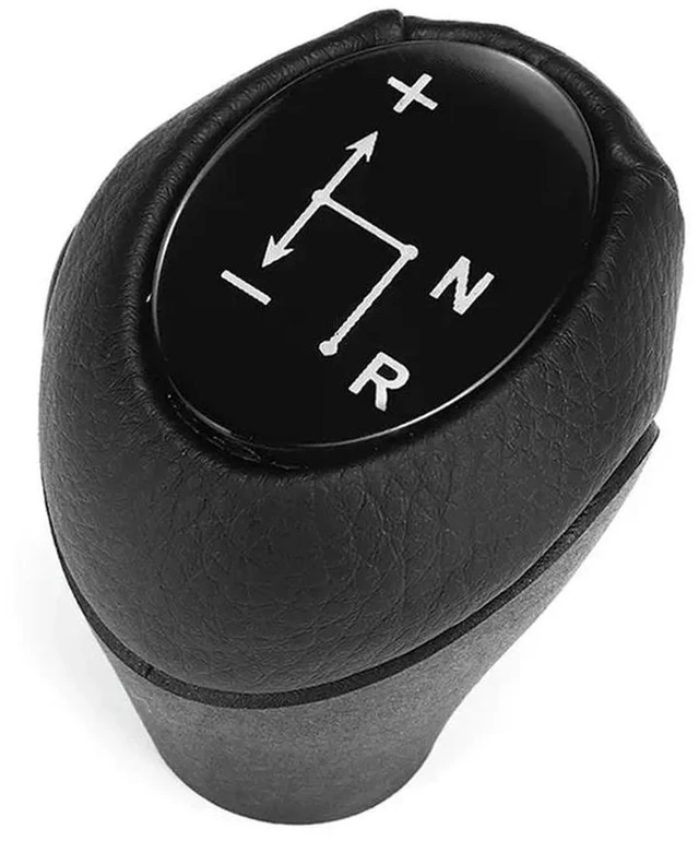 Alt view image 2 of 3 - 2X Auto Leather Automatic Gear Shift Knob Lever Shifter For Mercedes Benz Fortwo Roadster 450 451 Brabus Fortwo