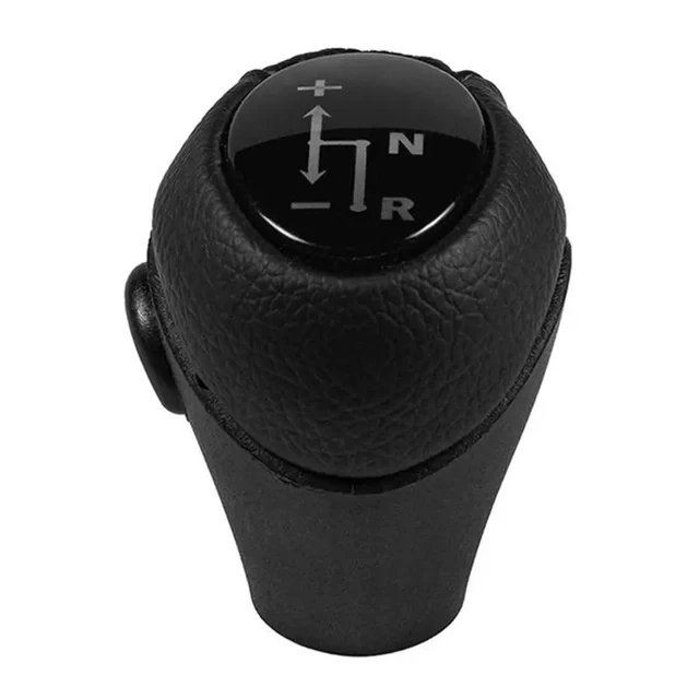 Alt view image 3 of 3 - 2X Auto Leather Automatic Gear Shift Knob Lever Shifter For Mercedes Benz Fortwo Roadster 450 451 Brabus Fortwo