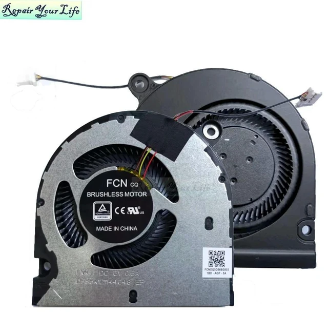Alt view image 3 of 3 - Laptop CPU Cooling Fans for TravelMate TMP215 TMP215-52 P214 P215 Notebook PC Fan Radiator Cooler FCNDQ5D566G002 DC5V