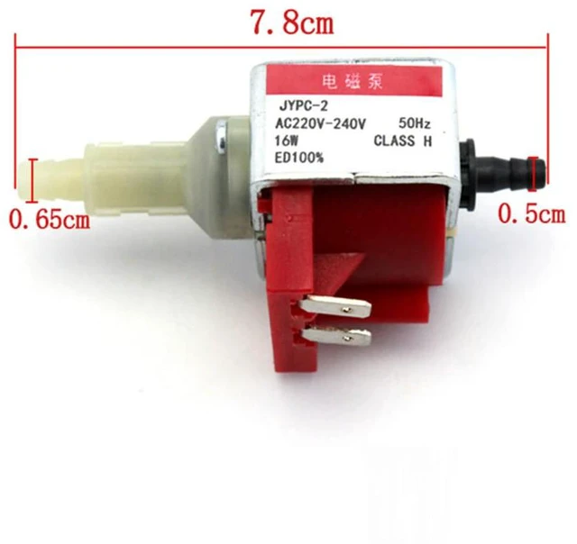 Main image of 1 PC JYPC-2 220V To 240V 16W Electromagnetic Pump For HUAGUANG Steam Iron Replacement Electromagnetic Solenoid Pump Parts