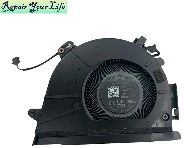 Alt view image 2 of 3 - Laptop CPU Cooling Fan For EliteBook 840 845 860 G9 1040 G9 HSN-145C HSN-145C-4 6 PC Cooler Radiator FS1D 6033B0129701