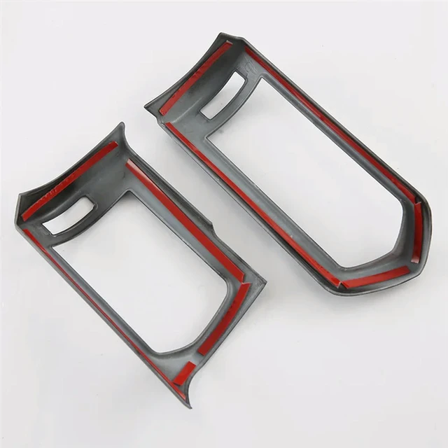Alt view image 2 of 3 - Front Upper And Front Side Air Outlet Kit Air Outlet Kit Trim Frame For Toyota Land Cruiser Lc300 2022 2023 Car Accessories