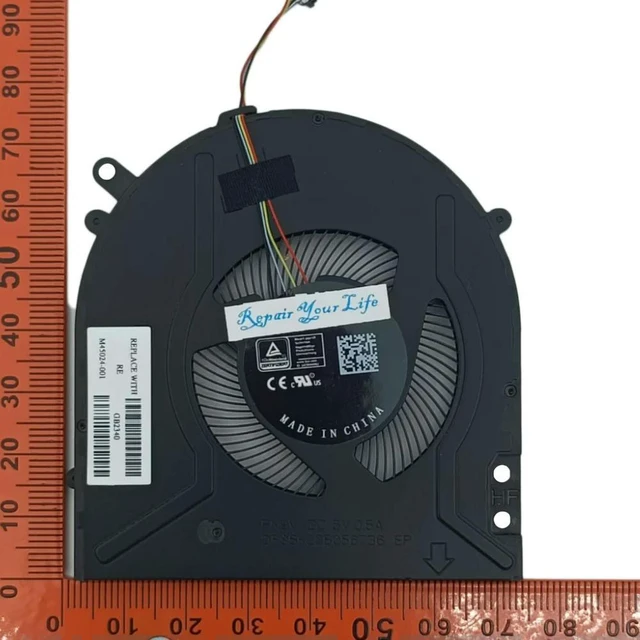 Alt view image 3 of 3 - TPN-W146 Laptop Cooling Fan For PAVILION X360 CONVERTIBLE 14-DY 14M-DY 14-DY0013TU 2-IN-1 M45024-001 CPU Cooler Radiator