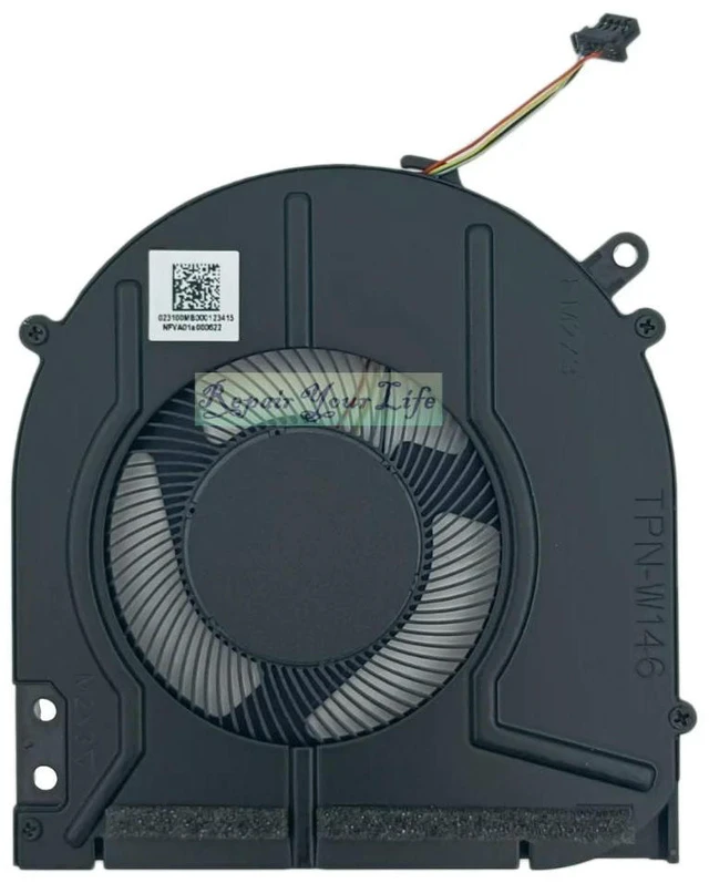 Alt view image 2 of 3 - TPN-W146 Laptop Cooling Fan For PAVILION X360 CONVERTIBLE 14-DY 14M-DY 14-DY0013TU 2-IN-1 M45024-001 CPU Cooler Radiator