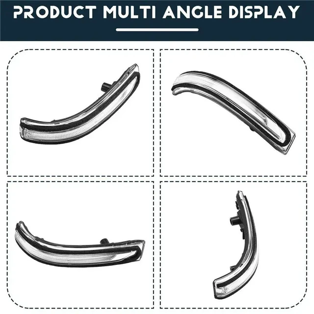 Alt view image 2 of 3 - Rearview Mirror Turn Signal Light Replacement For Tucson 2016-2019 87613-D3000 87623-D3000