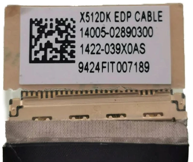 Alt view image 3 of 3 - Laptop LCD LVDS Video Screen Cable For Vivobook X512 X512DA A512 F512D 1422-039X0AS 14005-02890300 Display Flex EDP 30 Pins