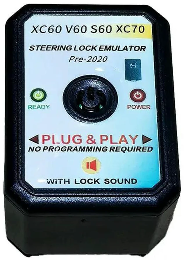 Main image of Lock Simulator Emulator Steering For Volvo XC60 S60 XC70 Pre-2020 With Lock Sound No