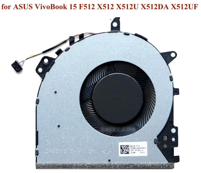 Alt view image 2 of 3 - Computer CPU Cooling Fans For VivoBook 15 A512 A512FA A512FB A512UA A512UF Notebook PC FAN NS85C05-18L30 13NB0KA0AM0811
