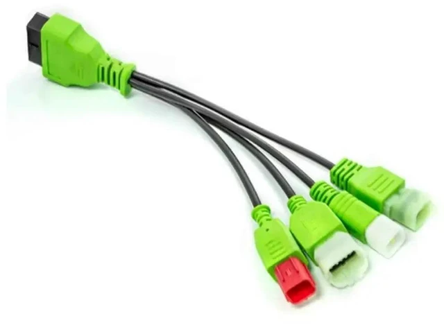 Alt view image 3 of 3 - OBD2 Diagnostic Connector Cable For Kawasaki 4 6Pin Z/Ninja Versys/Vulcan Series Motorcycles OBDII Diagnostic Cable