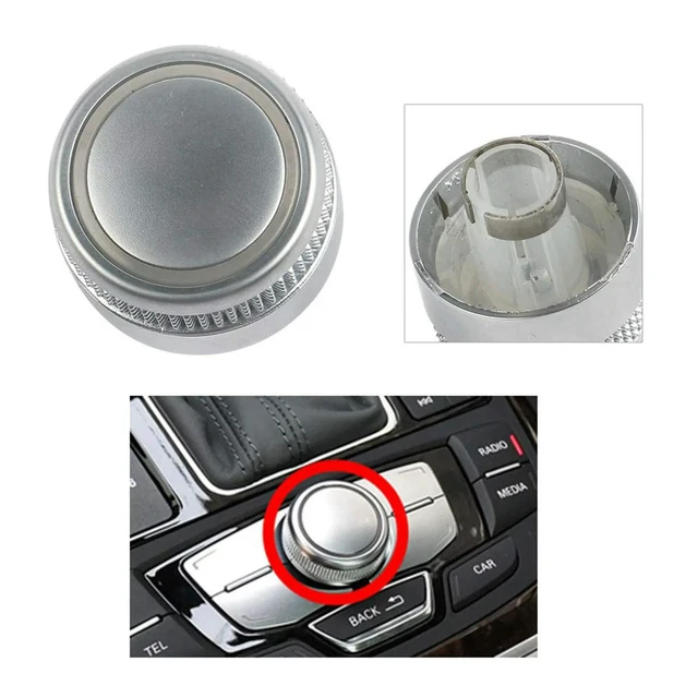 Alt view image 2 of 3 - MMI Radio Volume Knob Rotary Button Switch Setting Cover Cap For - A6/S6 C7 A7 2011 - 2017 4G0919070