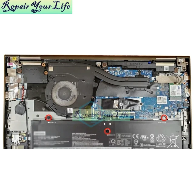 Alt view image 3 of 3 - Laptop CPU Cooling Fan For Yoga 7-15ITL5 82BJ C750-15 Notebook Cooler Radiator Fans 5H40S20147 5H40S20148 DFS5K12114262N