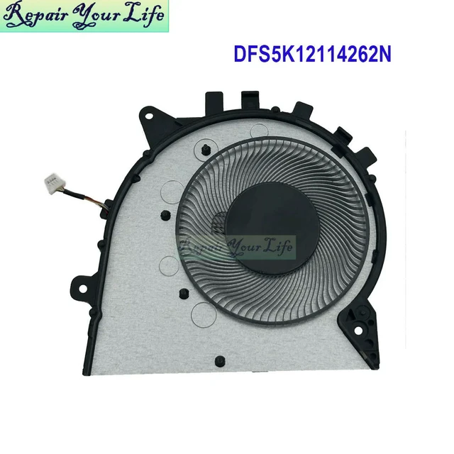 Alt view image 2 of 3 - Laptop CPU Cooling Fan For Yoga 7-15ITL5 82BJ C750-15 Notebook Cooler Radiator Fans 5H40S20147 5H40S20148 DFS5K12114262N