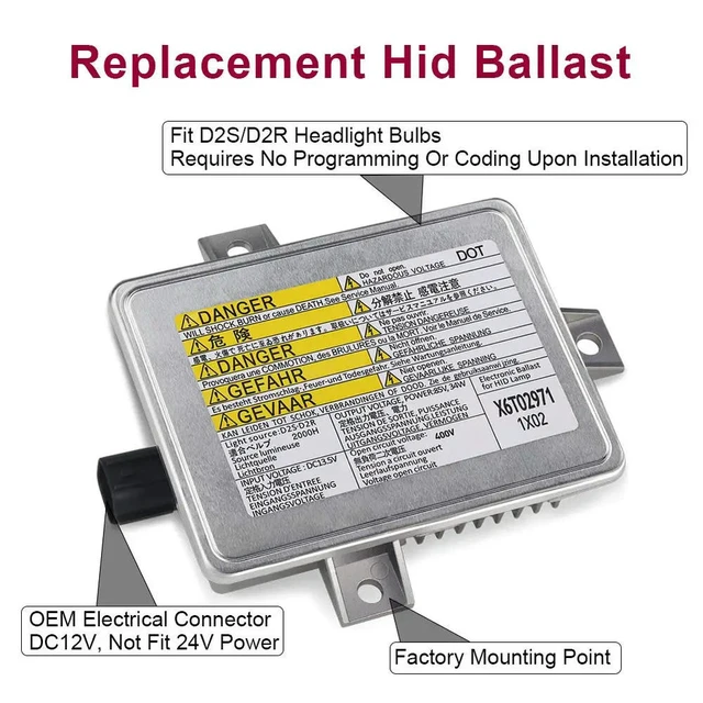 Alt view image 2 of 3 - W3T10471 X6T02991 33119-S0K-A10 Xenon HID Headlight Ballast For Acura TL TSX Honda S2000 Accord Mazda 3 5 Mitsubishi Grandis