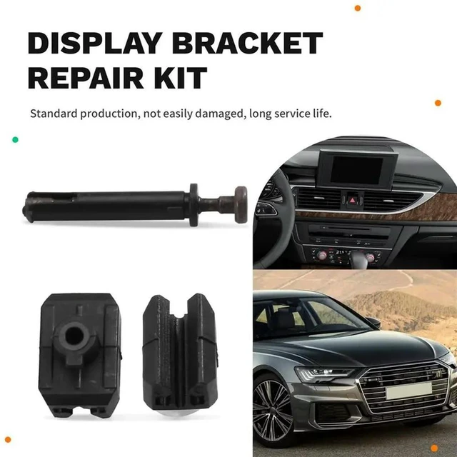 Alt view image 2 of 3 - For A6L A7 C7 Central Control Display Screen Clip Retractable Fixed Bracket Slider Repair Kit 4G8857346