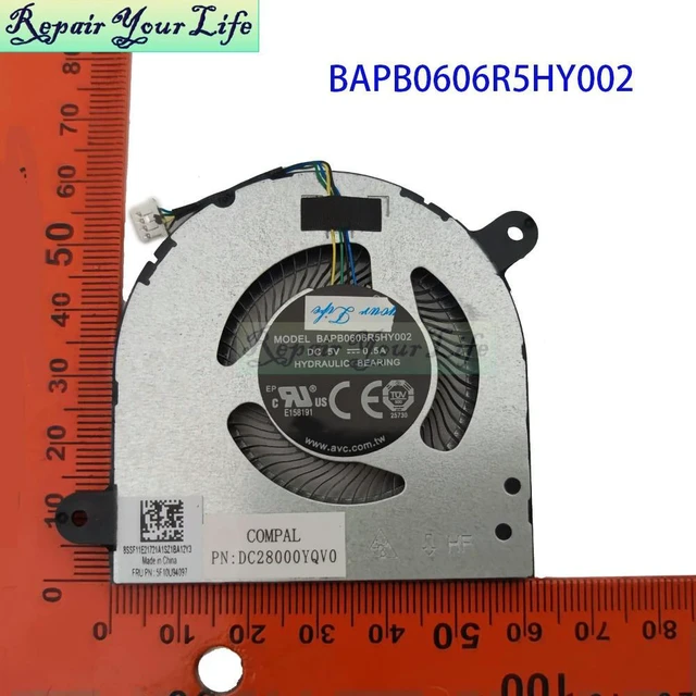 Main image of CPU Radiator Cooling Fans Notebook Cooler Processor Parts 5F10U94097 6006 5V Blower Fan BAPB0606R5H-Y002 DC28000YQV0 DC5V 0.5A
