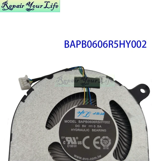 Alt view image 2 of 3 - CPU Radiator Cooling Fans Notebook Cooler Processor Parts 5F10U94097 6006 5V Blower Fan BAPB0606R5H-Y002 DC28000YQV0 DC5V 0.5A