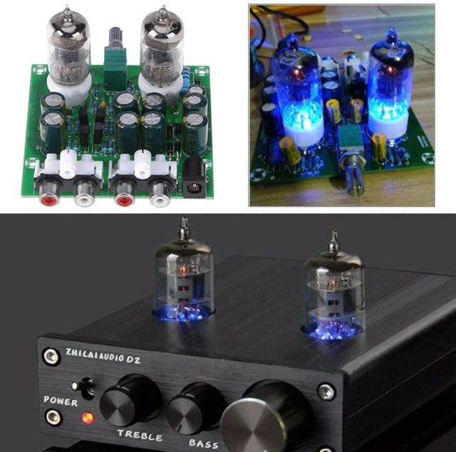 Main image of HiFi Stereo Electronic Tube Preamplifier Board Finished Preamp Amplifer Module Amp Effect Parts Accessories