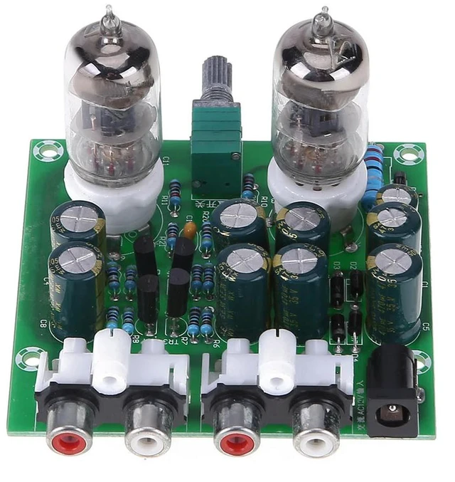 Alt view image 3 of 3 - HiFi Stereo Electronic Tube Preamplifier Board Finished Preamp Amplifer Module Amp Effect Parts Accessories