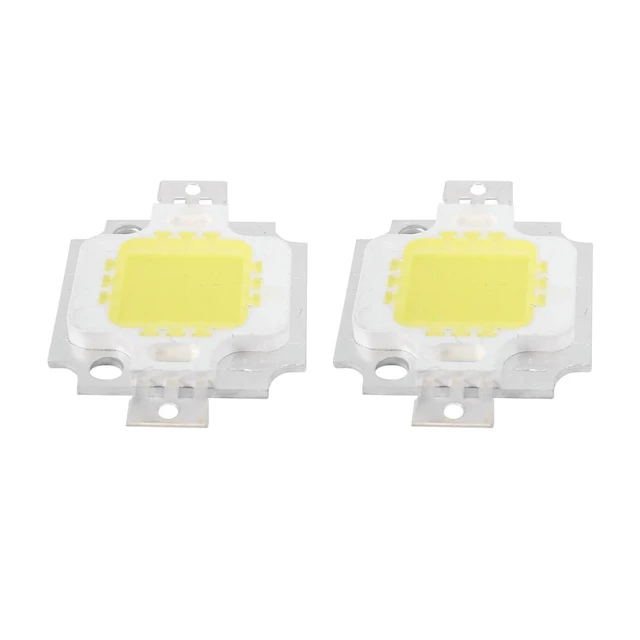 Alt view image 3 of 3 - 100PCS 10W LED Pure White High Power 1100LM LED Lamp SMD Chip Light Bulb DC 9-12V