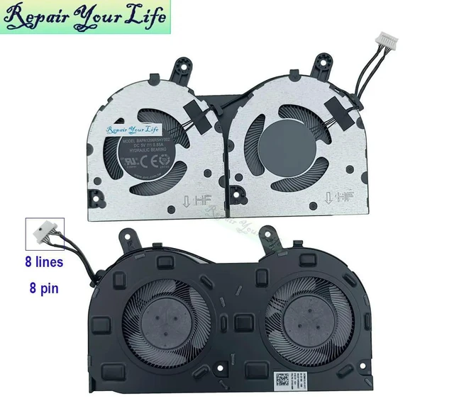 Alt view image 3 of 3 - CPU Fan For Slim 5 16IMH9 5 16AHP9 5 16IAH8 5 16IRL8 Notebook Cooler Fans 5F10S14105 DC280016OV0 BAPA1206R5HY003