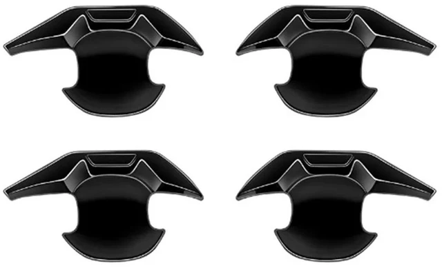 Main image of Car Bright Black Car Exterior Styling Door Handle Bowl Guard Trim Cover Parts Accessories For Toyota Alphard 40 Series 2023+