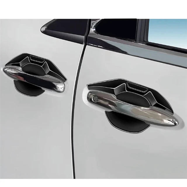 Alt view image 3 of 3 - Car Bright Black Car Exterior Styling Door Handle Bowl Guard Trim Cover Parts Accessories For Toyota Alphard 40 Series 2023+