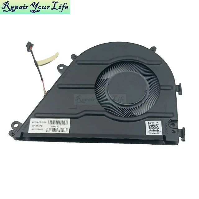 Alt view image 2 of 3 - Notebook Cooler CPU Fan Cooling For Pavilion Aero 13 13-BE 13-BE0000 BE0131AU 2021 TPN-W152 M52816-001 FNA0 DFS5K12115491P