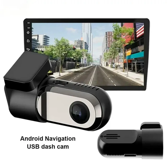 Alt view image 3 of 3 - Mini Front Car Camera Dash Cam 720P For Android Compatible Night Vision 24H Parking Mode 64GB