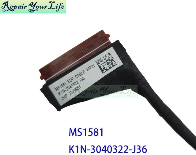 Alt view image 3 of 3 - LCD LVDS Screen Cable For WF66 Katana GF66 Pulse GL66 MS1581 MS-1582 K1N-3040322-J36 Notebook EDP Display Flex Ribbon Cables